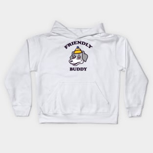 Friendly buddy Kids Hoodie